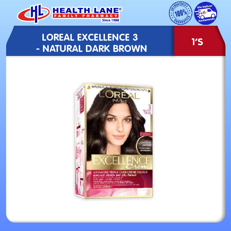 LOREAL EXCELLENCE 3- NATURAL DARK BROWN